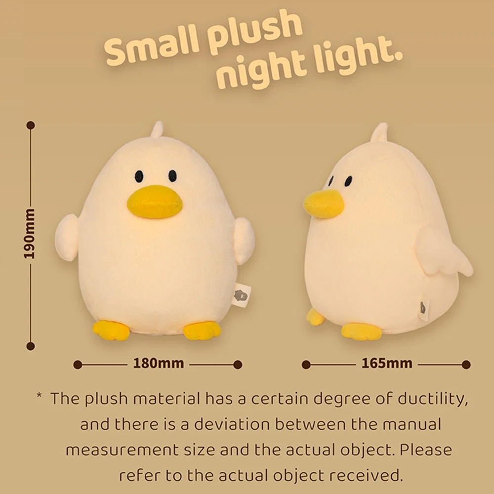 Lovely Duck Night Light Plush Doll