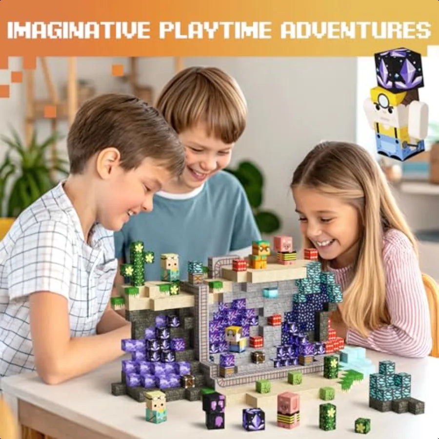 100PCS Magnetic Building Blocks