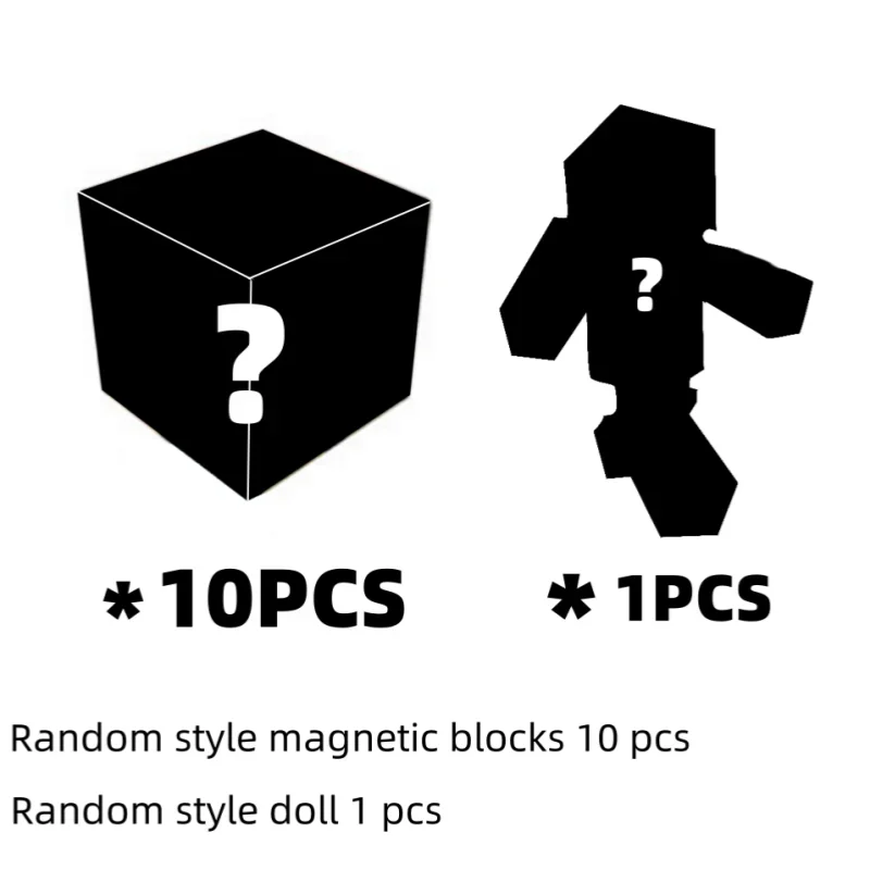 Magnetic Building Blocks Mine World Cube