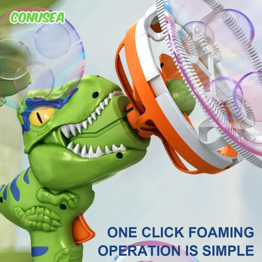 2 In 1 Dinosaur Soap Bubble Electric
