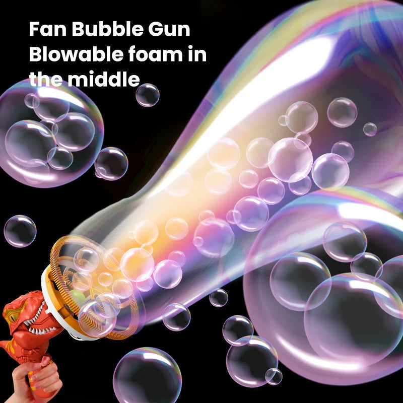 2 In 1 Dinosaur Soap Bubble Electric