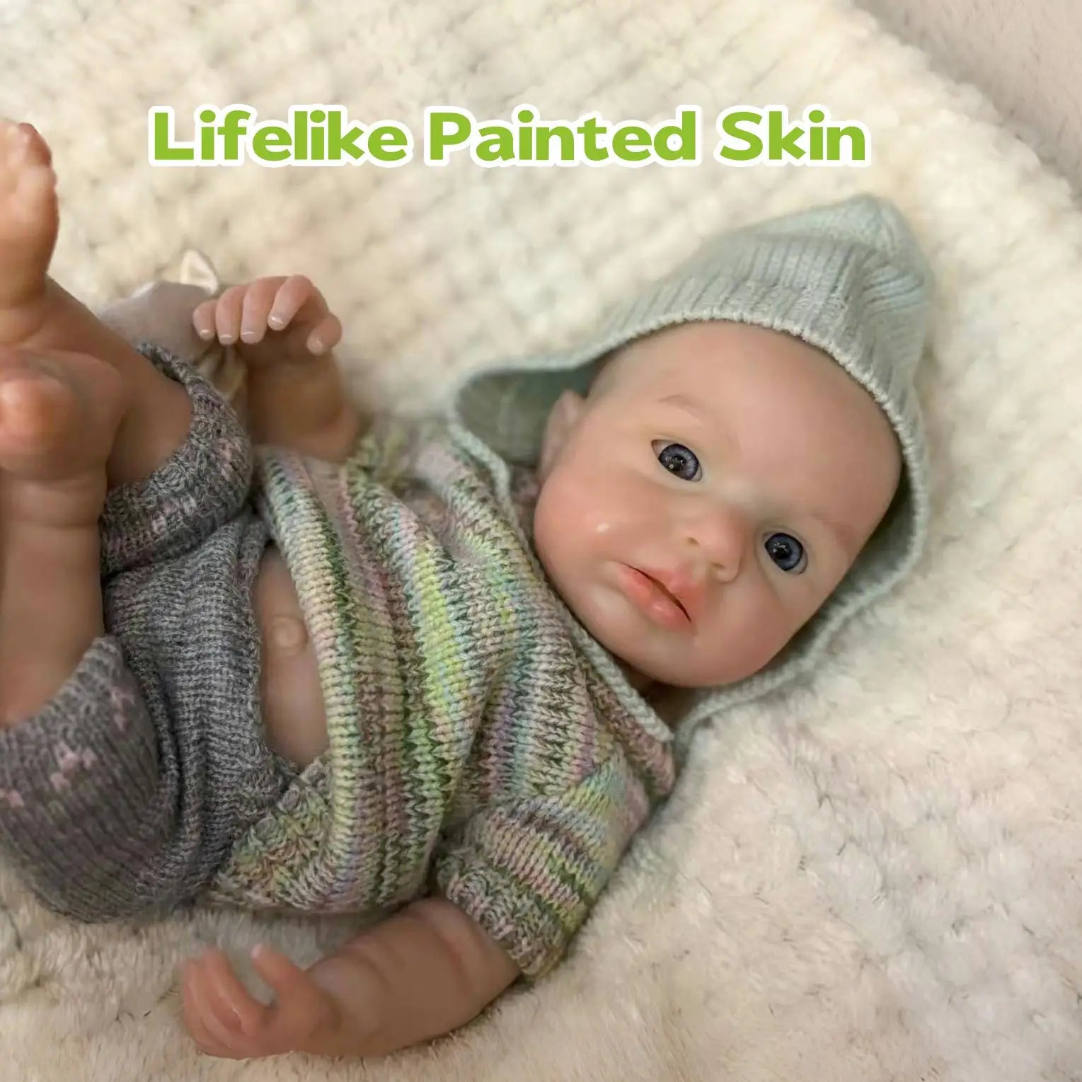 Manda - Full Body Silicone Reborn Baby Doll