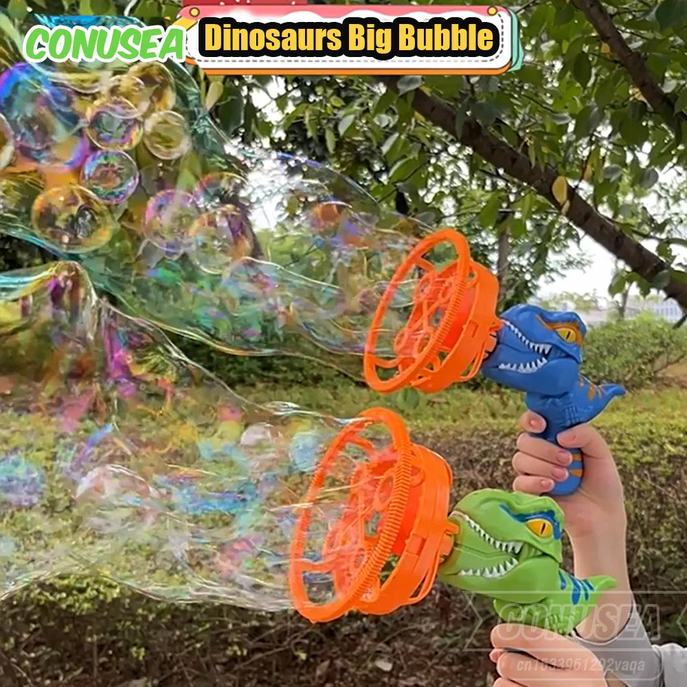 2 In 1 Dinosaur Soap Bubble Electric