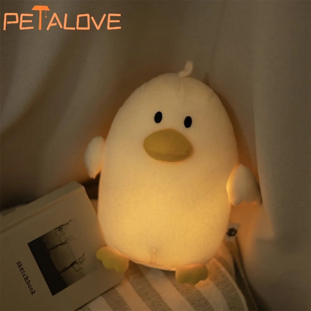 Lovely Duck Night Light Plush Doll