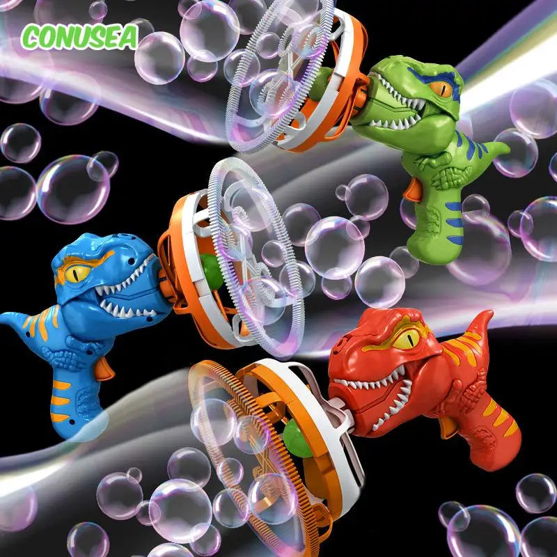 2 In 1 Dinosaur Soap Bubble Electric