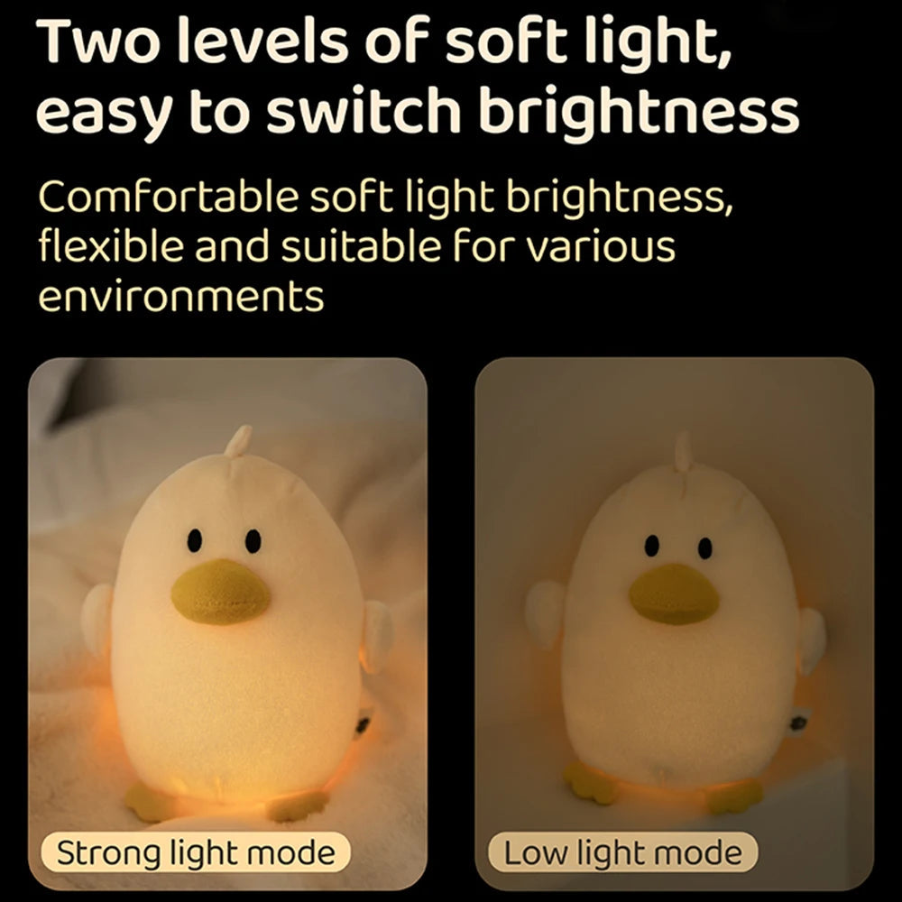 Lovely Duck Night Light Plush Doll