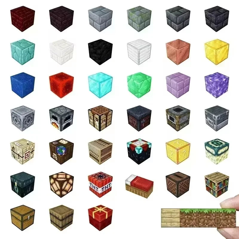 Magnetic Building Blocks Mine World Cube