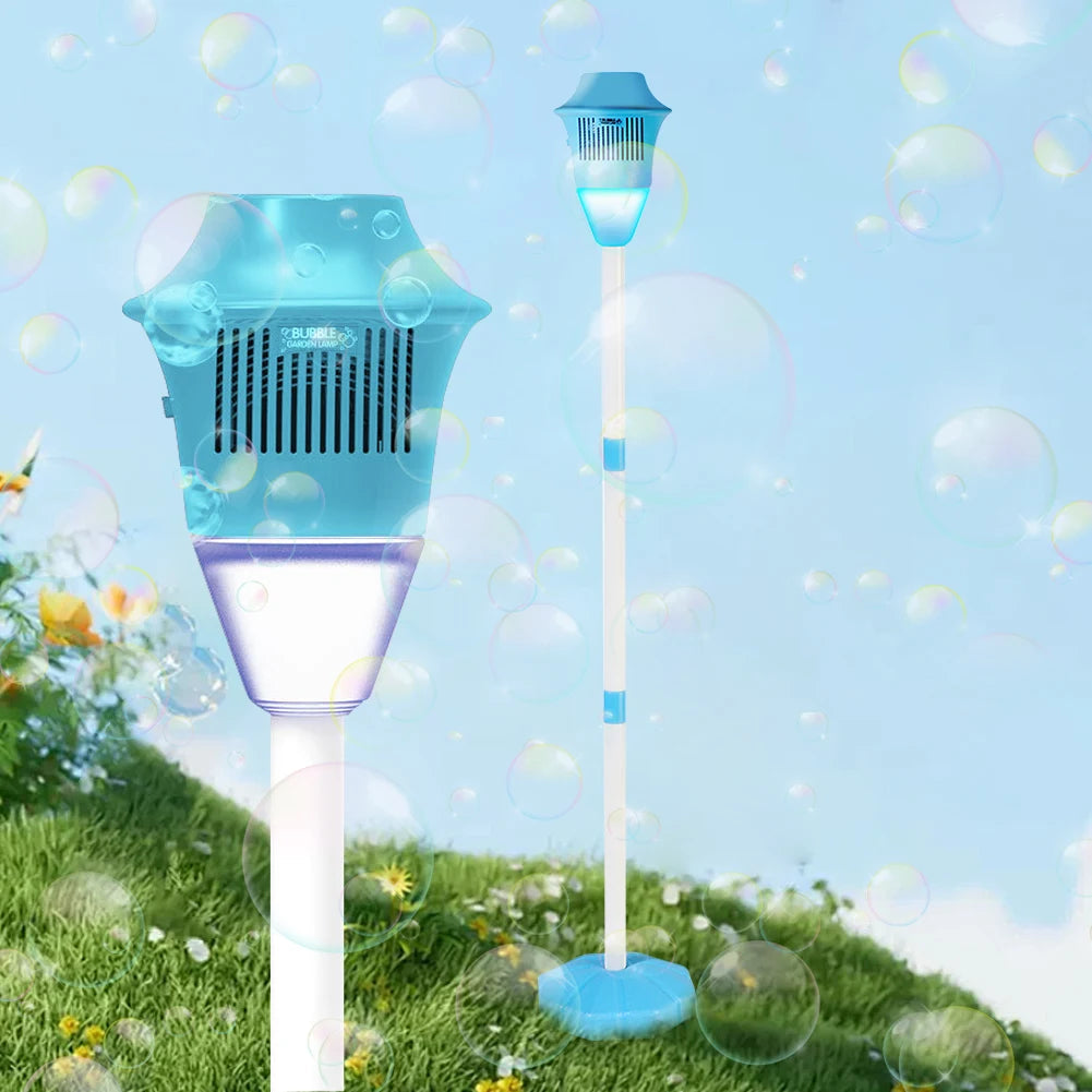Automatic Bubble Blower with Lights & Music Standing Bubble Machine