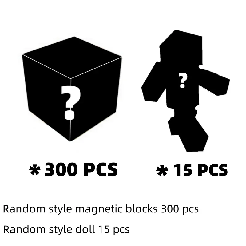 Magnetic Building Blocks Mine World Cube